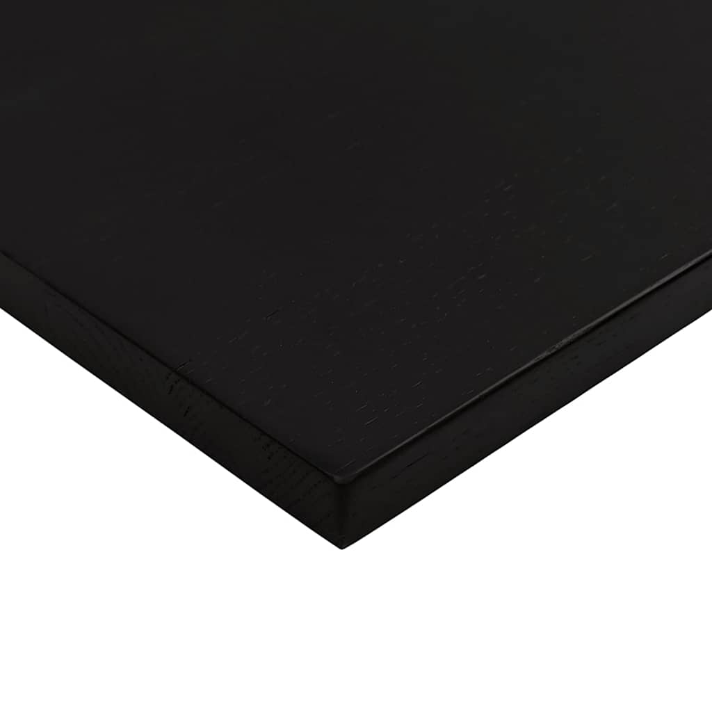 Bordplate mørkebrun 140x60x2,5 cm rektangulær heltre eik