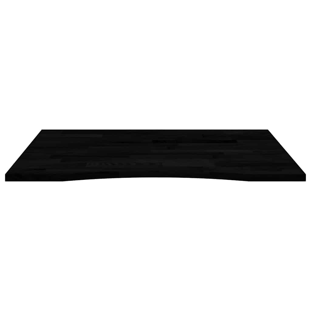 Bordplate mørkebrun 100x80x2,5 cm rektangulær heltre eik