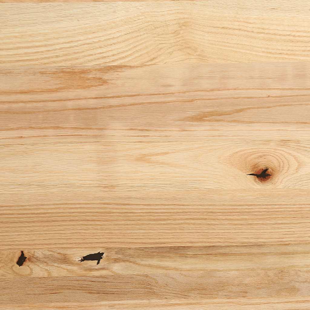 Bordplate 80x40x4 cm oval heltre eik