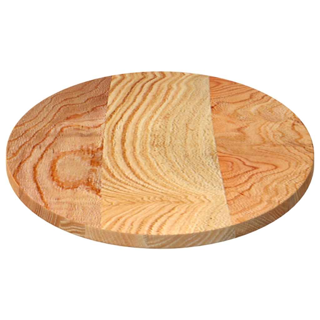 Bordplate lysebrun 100x50x2 cm oval heltre eik