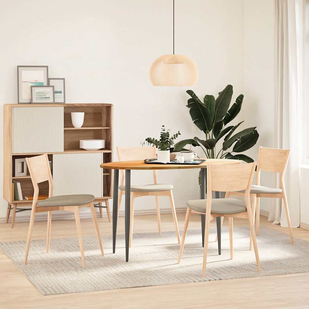 Bordplate lysebrun 120x60x2 cm oval heltre eik