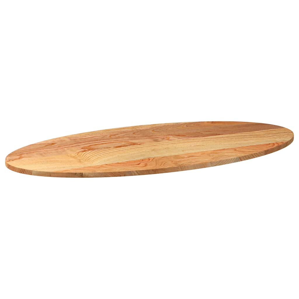 Bordplate lysebrun 120x60x2 cm oval heltre eik