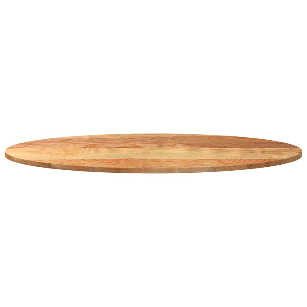 Bordplate lysebrun 120x60x2 cm oval heltre eik
