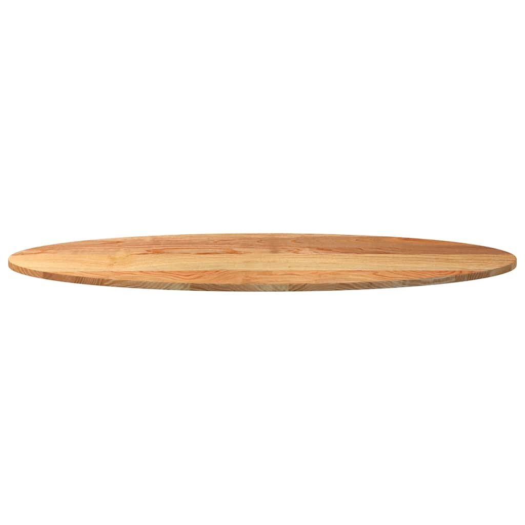 Bordplate lysebrun 140x60x2 cm oval heltre eik
