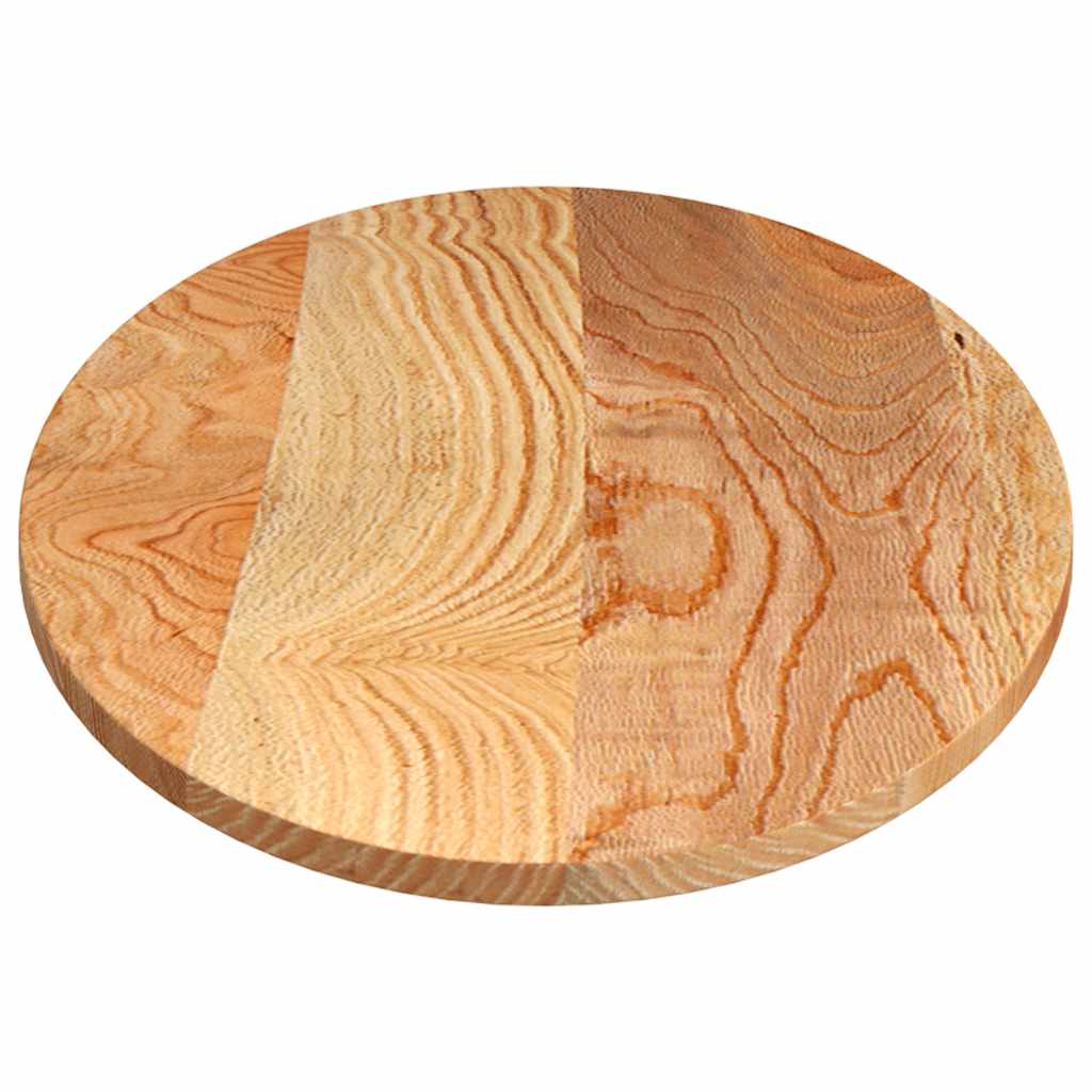 Bordplate lysebrun 140x60x2 cm oval heltre eik