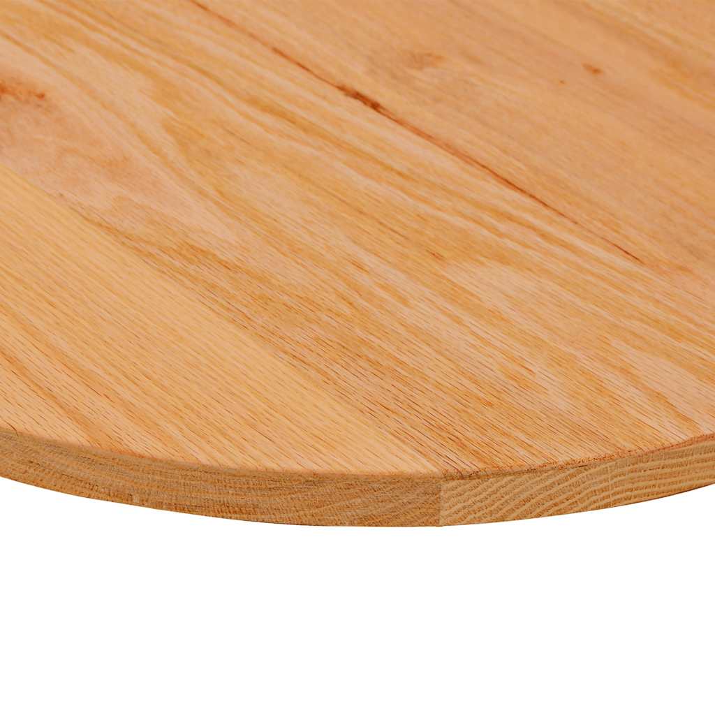 Bordplate lysebrun 140x60x2 cm oval heltre eik