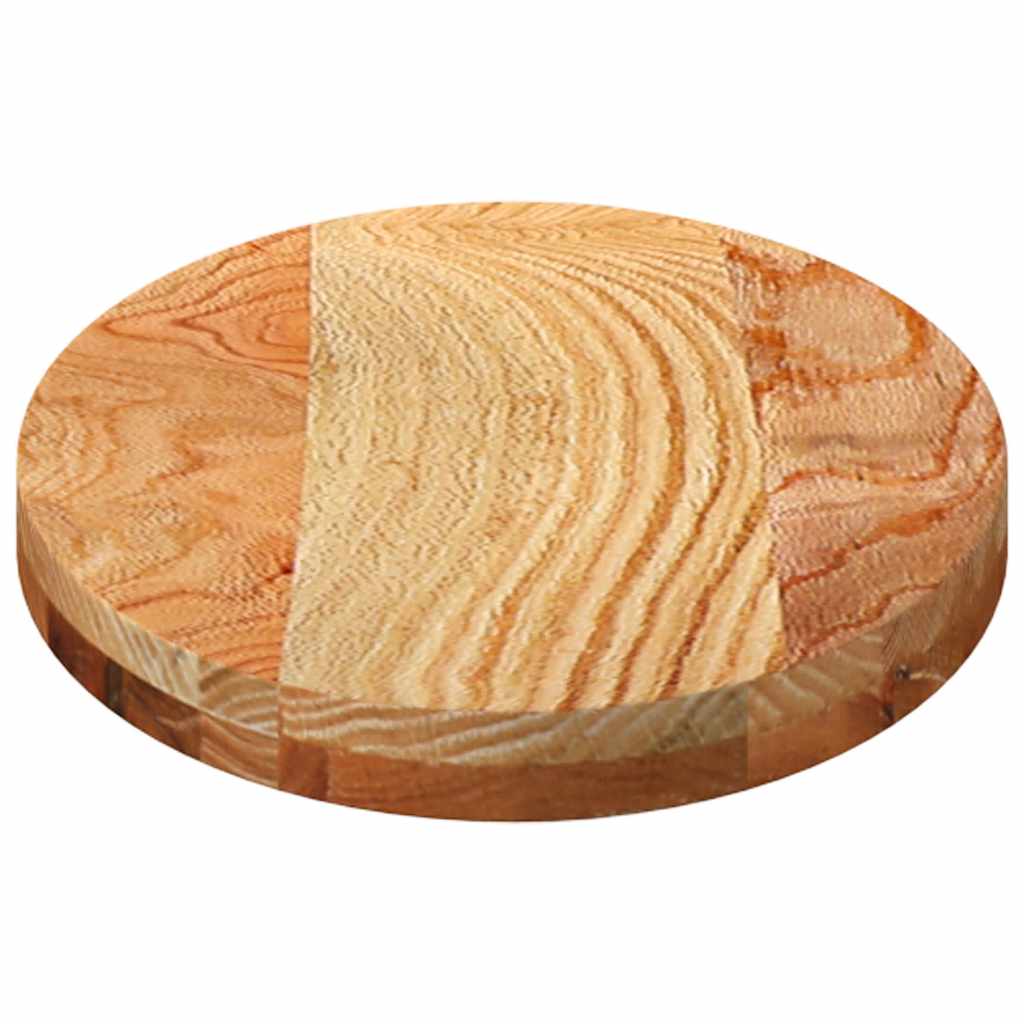 Bordplate lysebrun 80x40x4 cm oval heltre eik