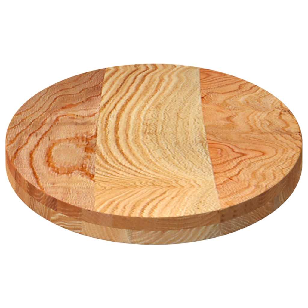 Bordplate lysebrun 100x50x4 cm oval heltre eik