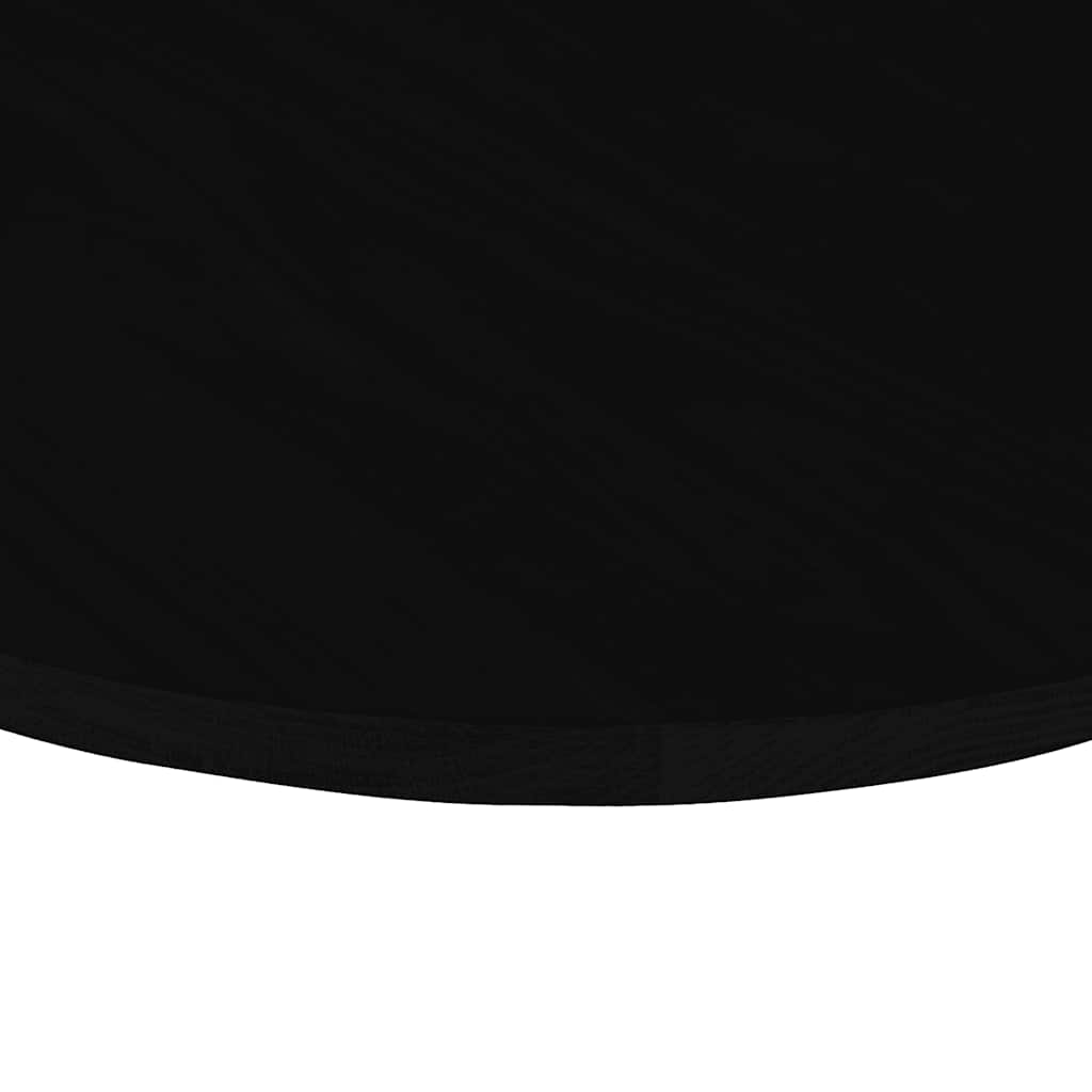 Bordplate mørkebrun 80x40x2 cm oval heltre eik