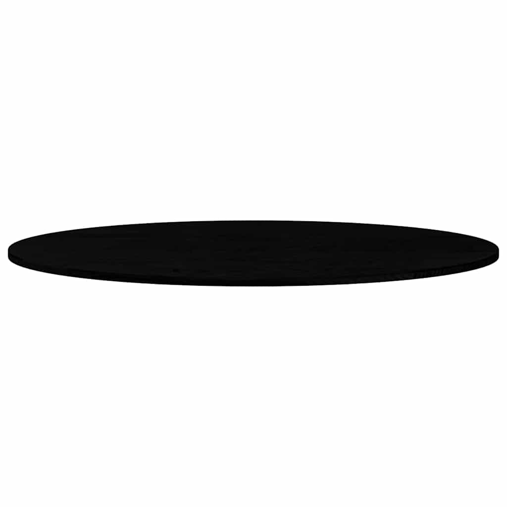 Bordplate mørkebrun 120x60x2 cm oval heltre eik