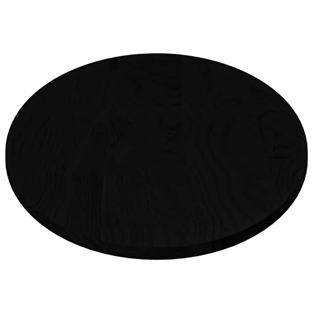 Bordplate mørkebrun 140x60x2 cm oval heltre eik