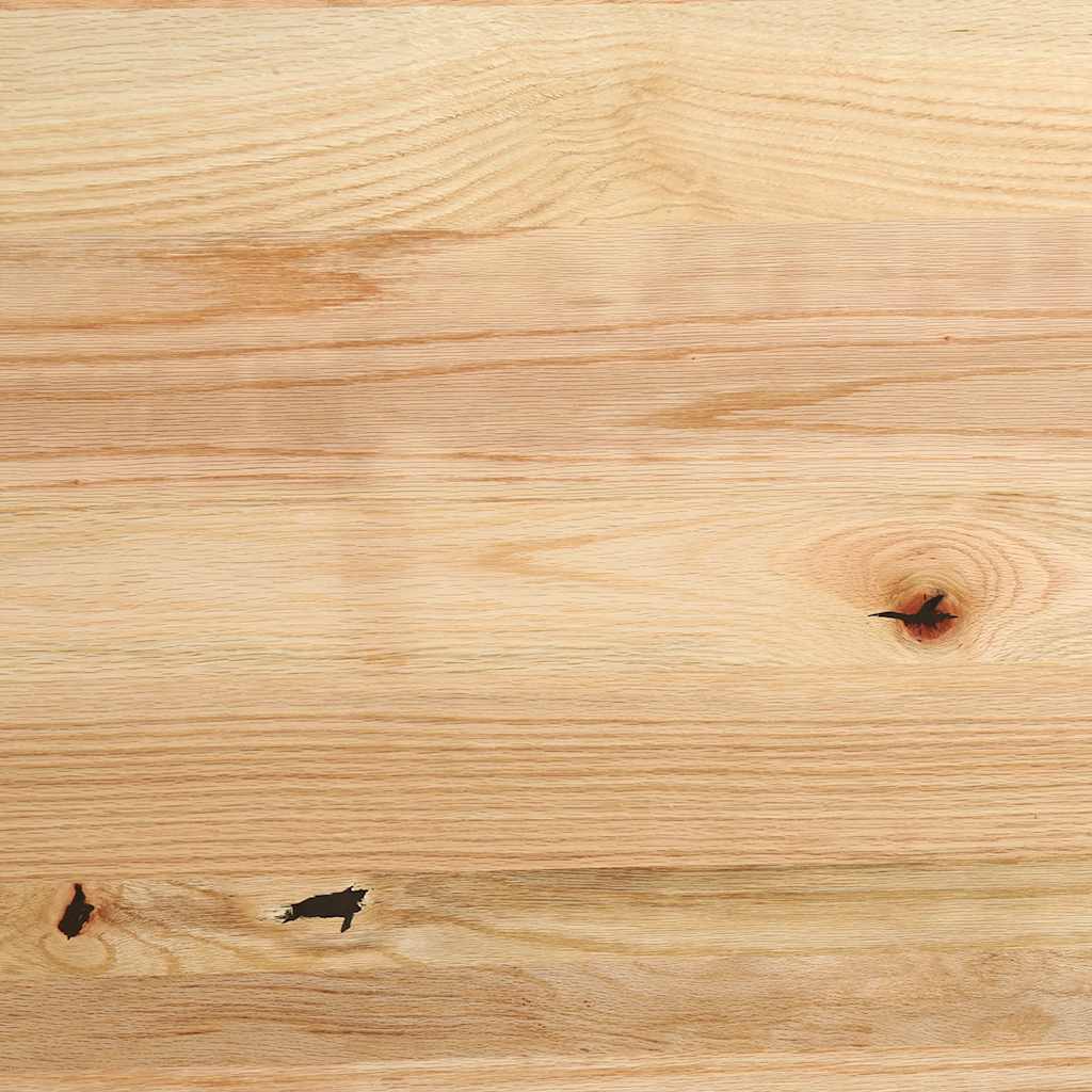Bordplate 80x40x4 cm oval heltre eik