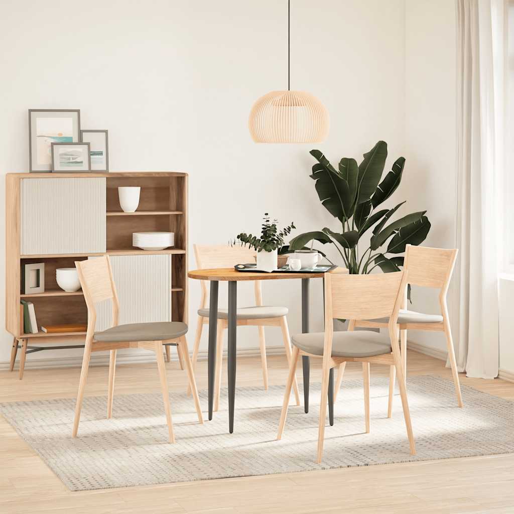 Bordplate lysebrun 80x40x2 cm oval heltre eik