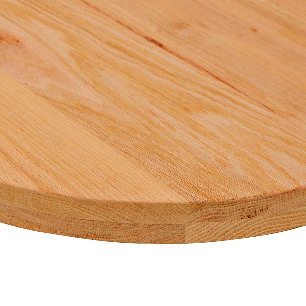 Bordplate lysebrun 80x40x4 cm oval heltre eik