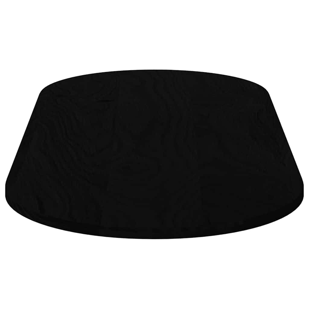 Bordplate mørkebrun 140x60x2 cm oval heltre eik