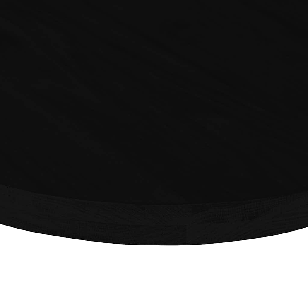 Bordplate mørkebrun 120x60x4 cm oval heltre eik