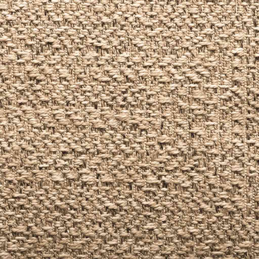 Teppe ZIZUR beige 80x150 cm jute-utseende innendørs og utendørs