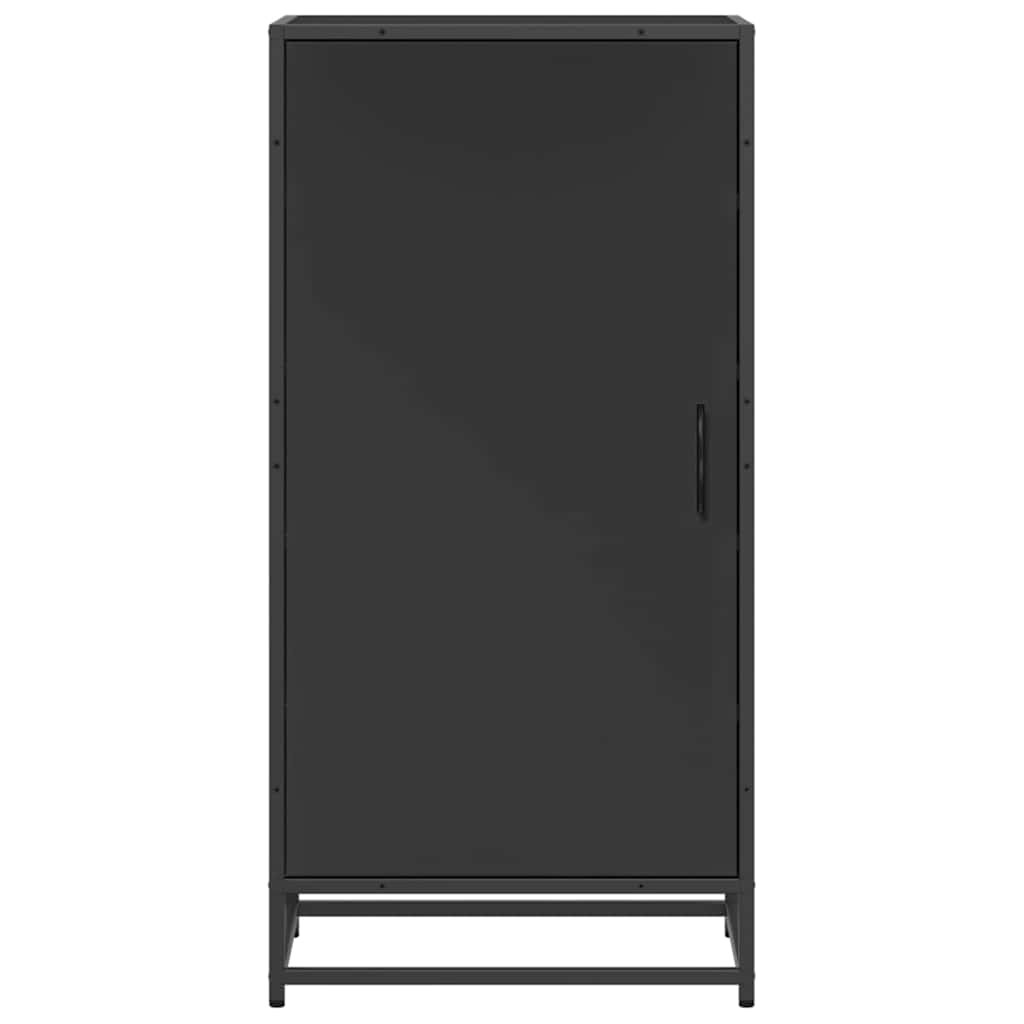 Skohylle svart 48x38x97,5 cm konstruert tre