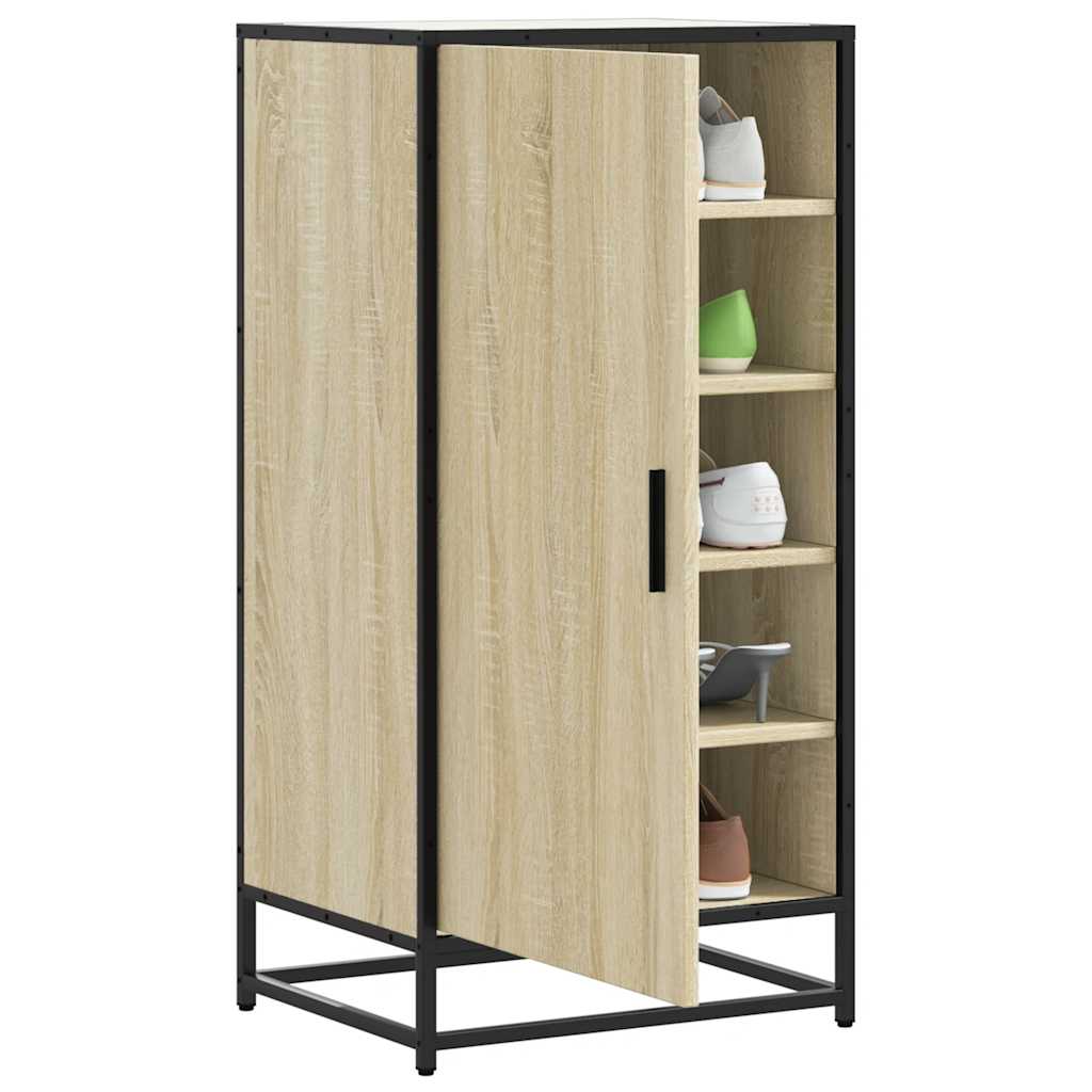 Skohylle sonoma eik 48x38x97,5 cm konstruert tre