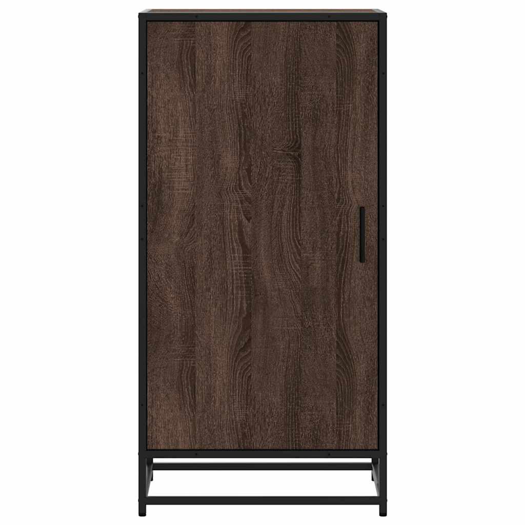 Skohylle brun eik 48x38x97,5 cm konstruert tre