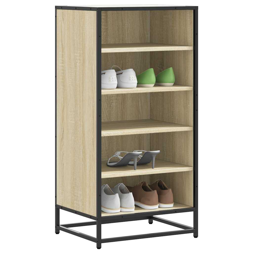 Skohylle sonoma eik 48x38x97,5 cm konstruert tre