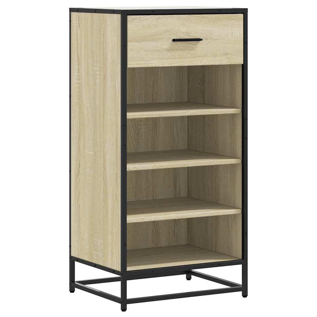 Skohylle sonoma eik 48x38x97,5 cm konstruert tre