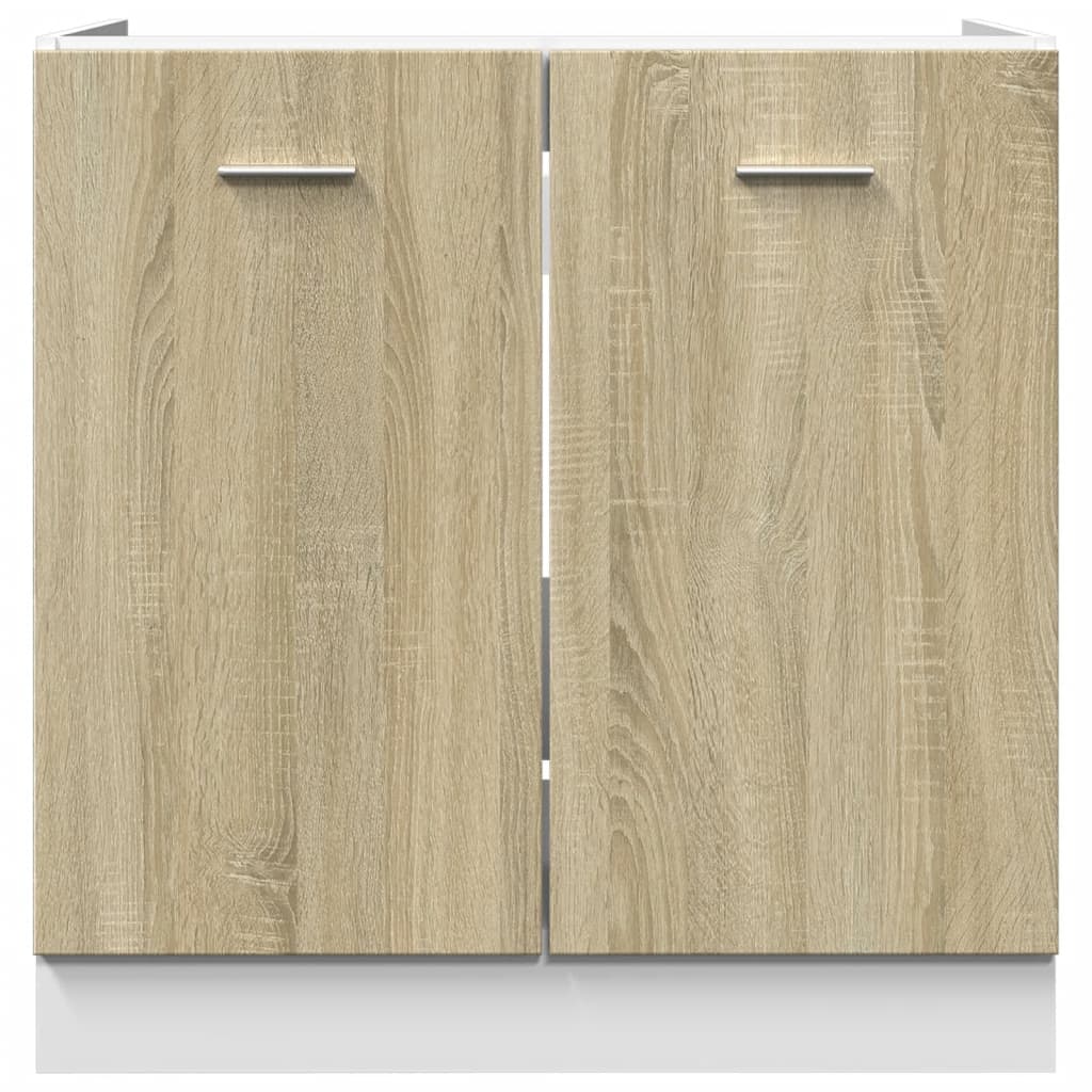 Bunnskap til vask "Lyon" sonoma eik 80x46x81,5 cm sponplate