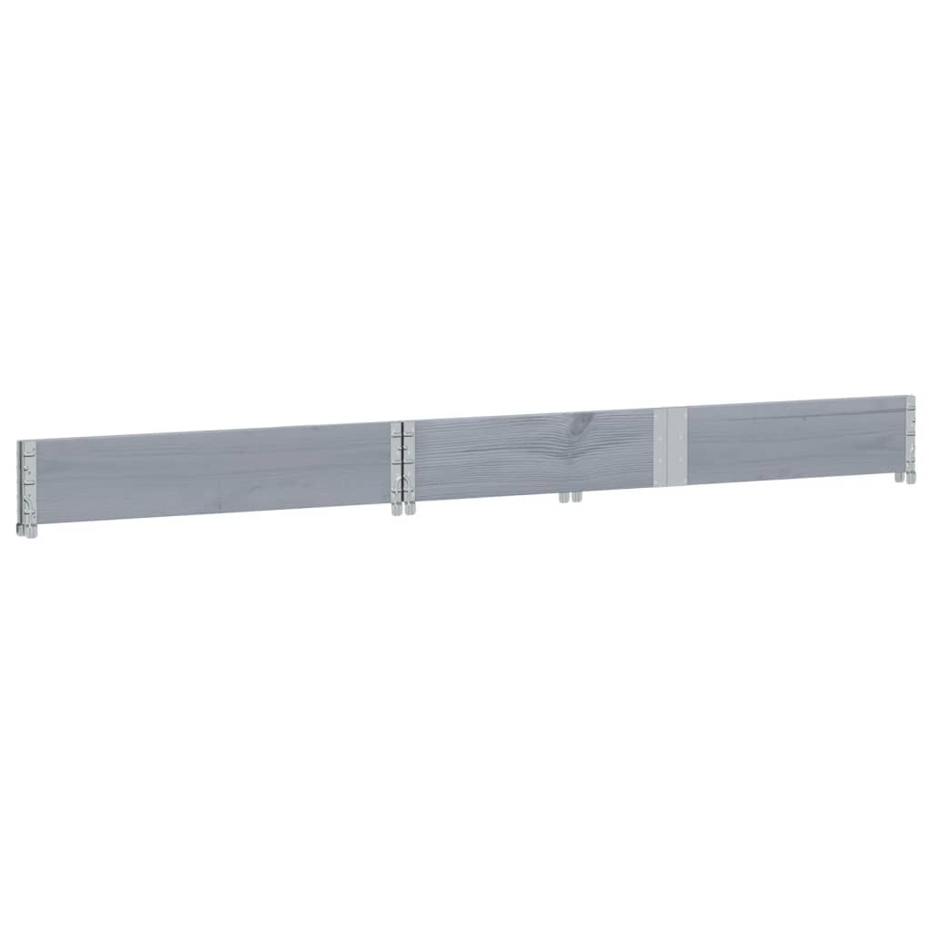 Hageplantekasse grå 150x100 cm heltre furu