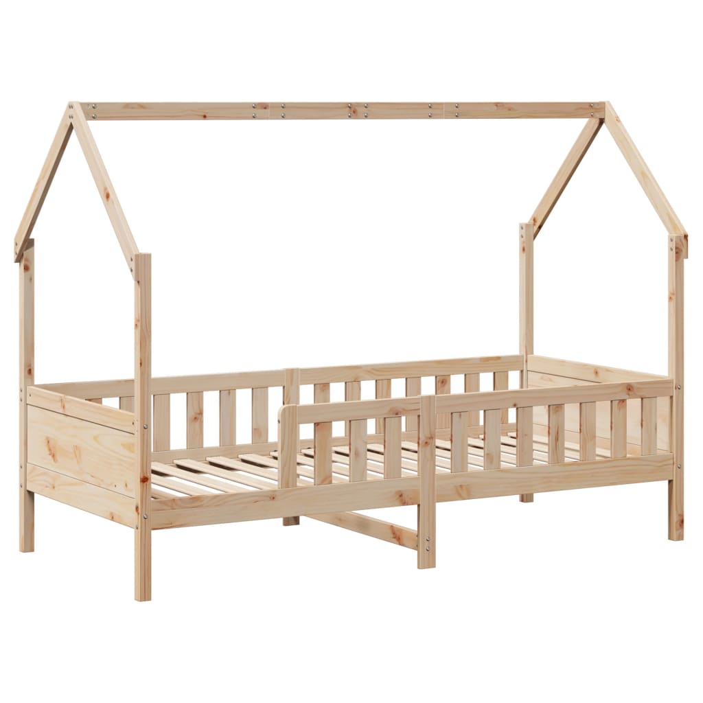 Barnesengeramme hus 90x200 cm heltre furu