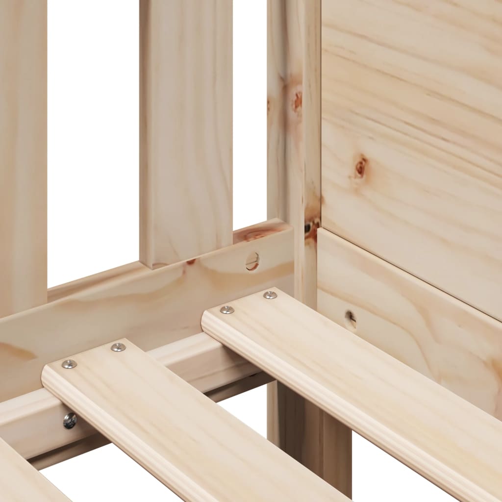 Barnesengeramme hus 90x200 cm heltre furu