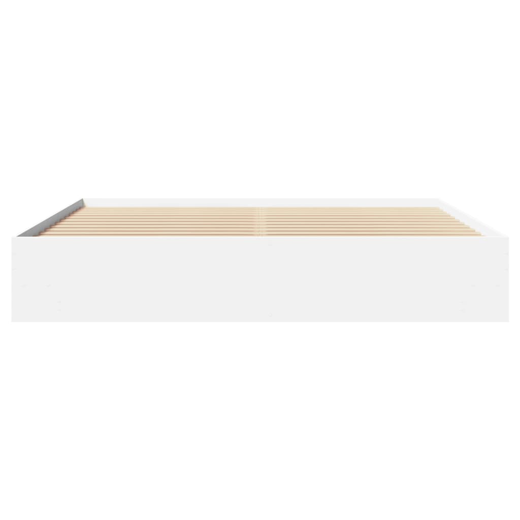 Sengeramme hvit 180x200 cm konstruert tre
