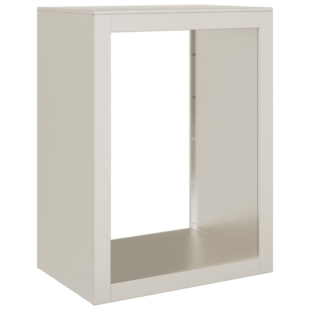Vedstativ 60x40x80 cm cortenstål