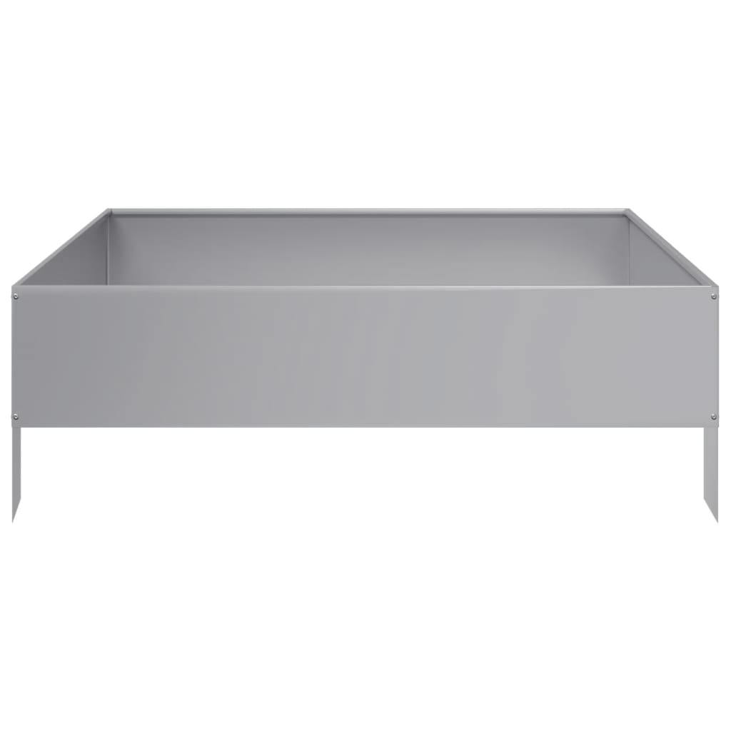 Høybed 100x100x33,5 cm galvanisert stål