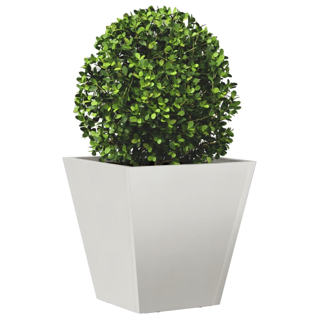 Plantekasser 2 stk 30x30x30 cm rustfritt stål