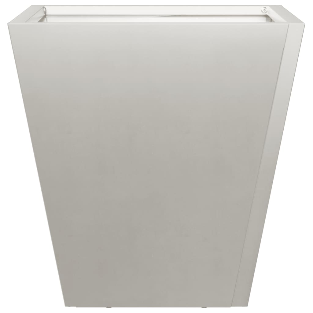 Plantekasser 2 stk 30x30x30 cm rustfritt stål