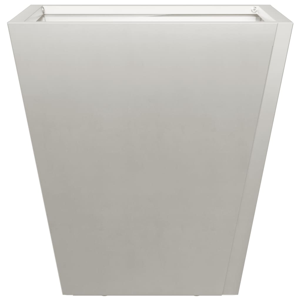 Plantekasser 2 stk 30x30x30 cm rustfritt stål
