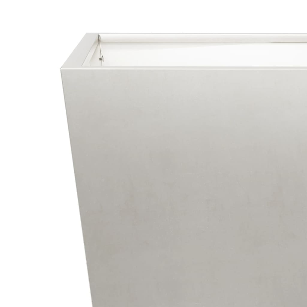 Plantekasser 2 stk 30x30x30 cm rustfritt stål