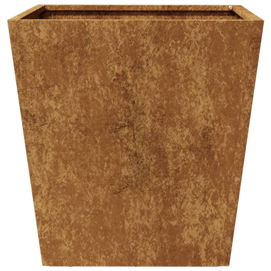 Plantekasser 2 stk 40x40x40 cm cortenstål