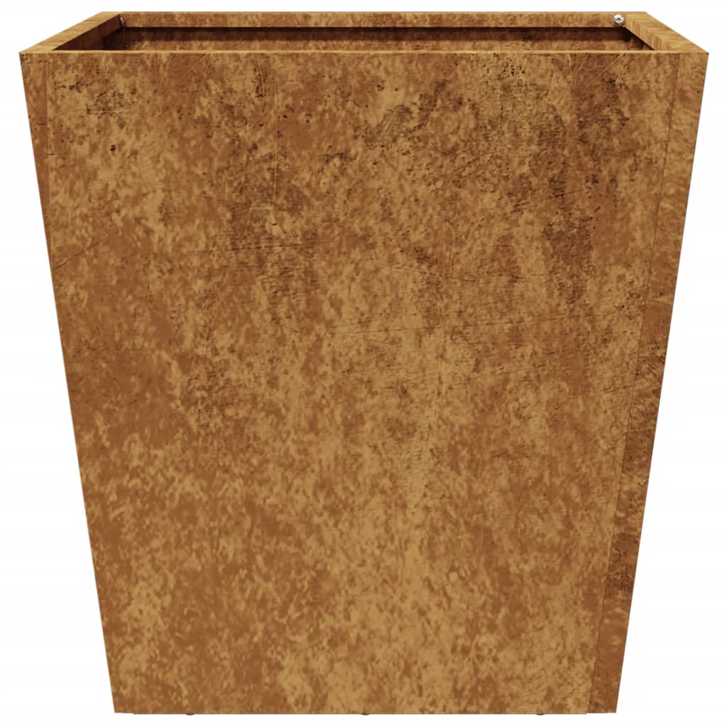 Plantekasser 2 stk 40x40x40 cm cortenstål