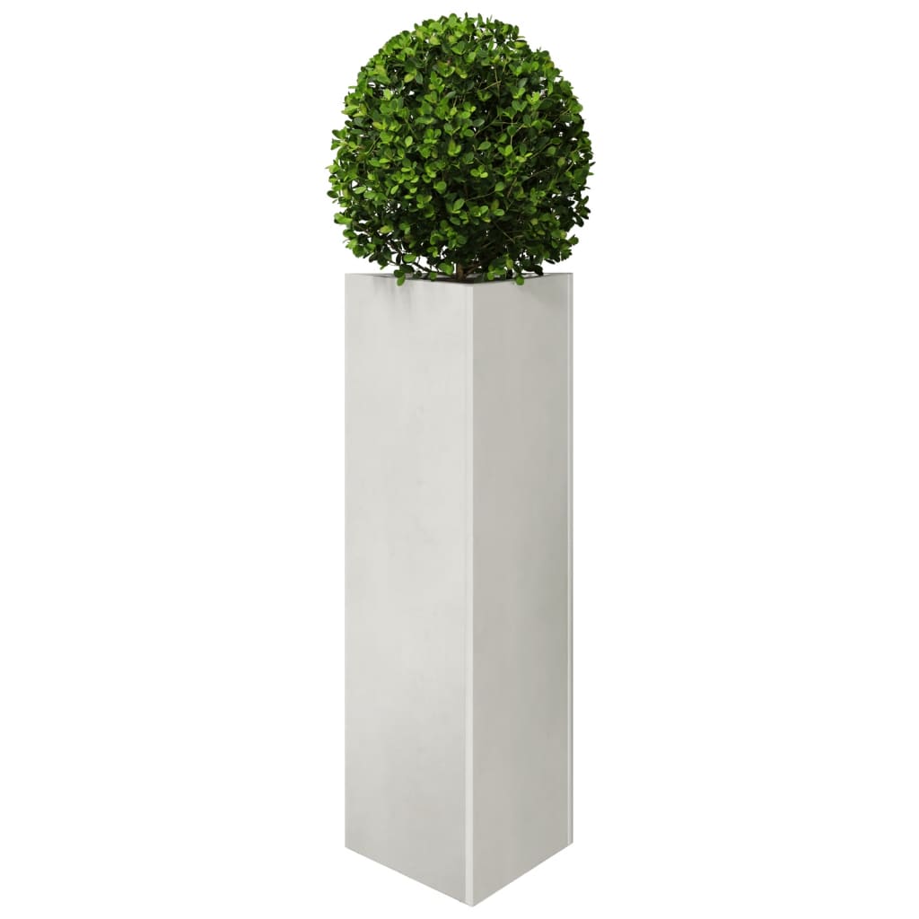 Plantekasser 2 stk 30x26x75 cm rustfritt stål