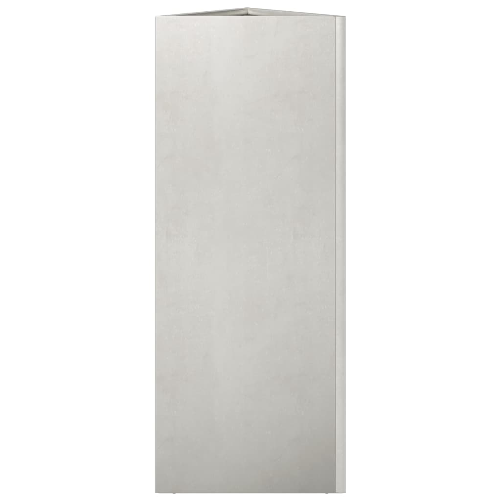 Plantekasser 2 stk 30x26x75 cm rustfritt stål