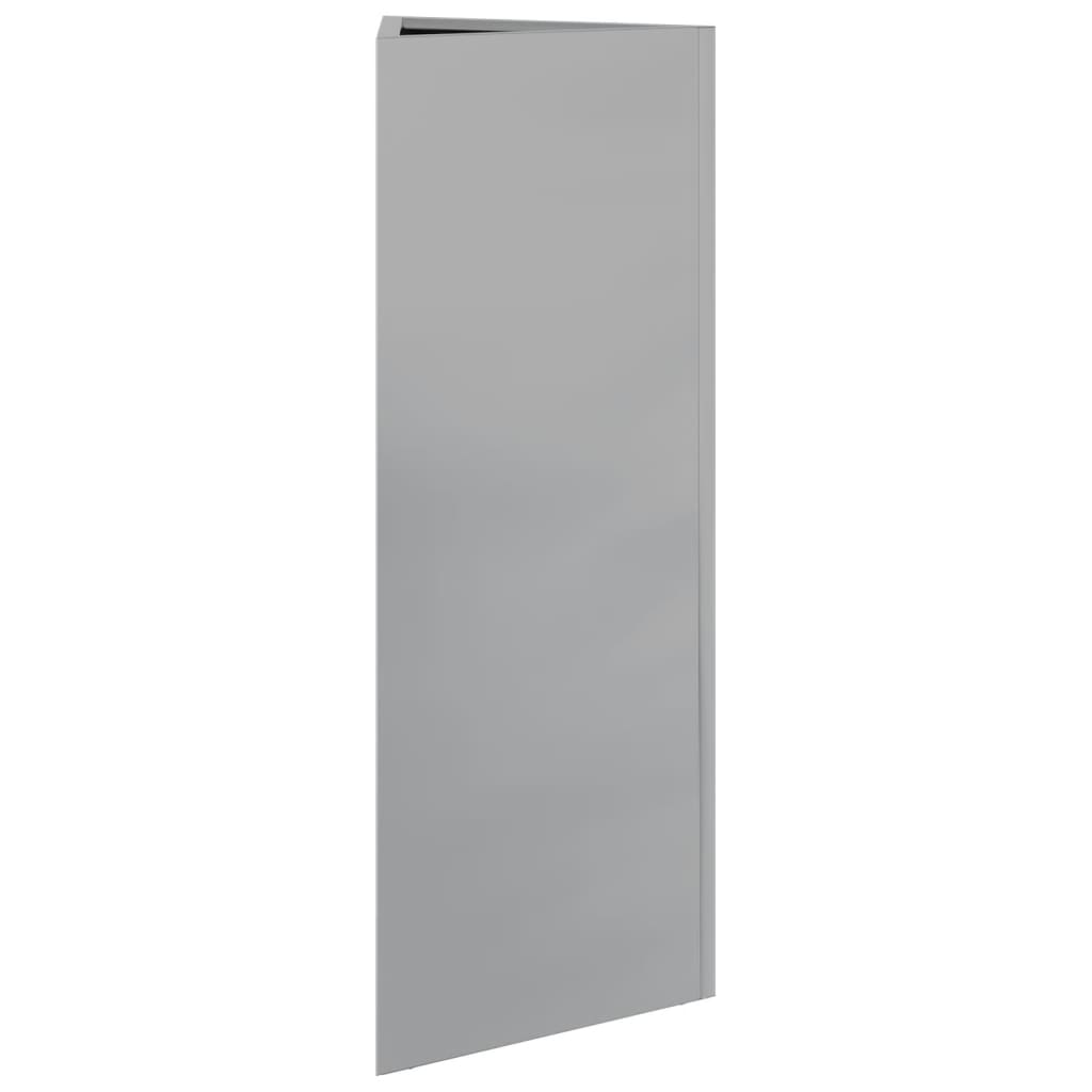 Plantekasser 2 stk 30x26x75 cm galvanisert stål