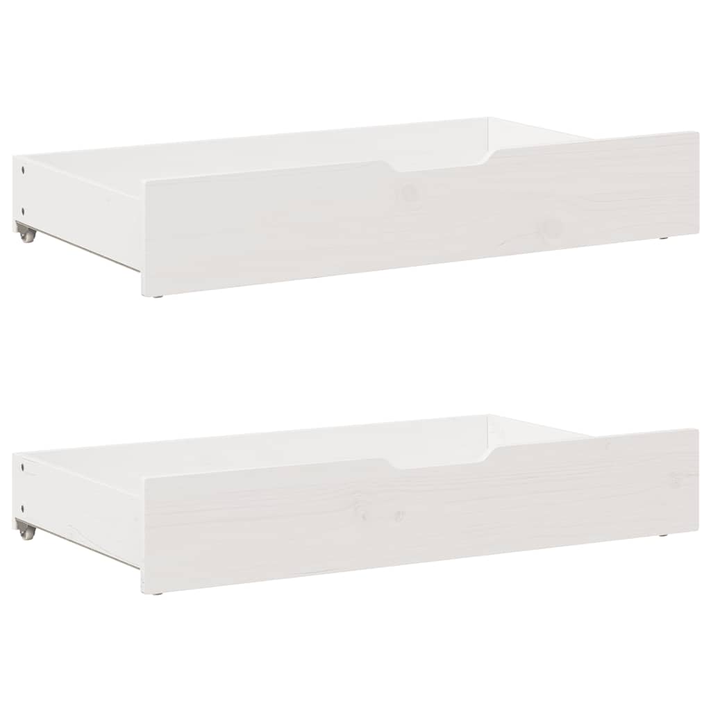 Sengeramme uten madrass hvit 90x190 cm heltre furu