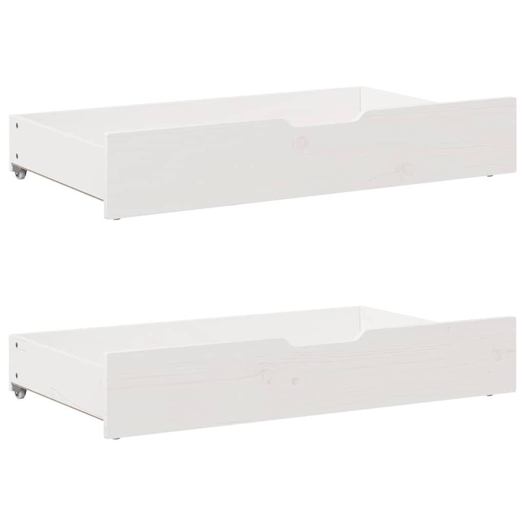 Barnesengeramme med skuffer 80x200 cm heltre furu