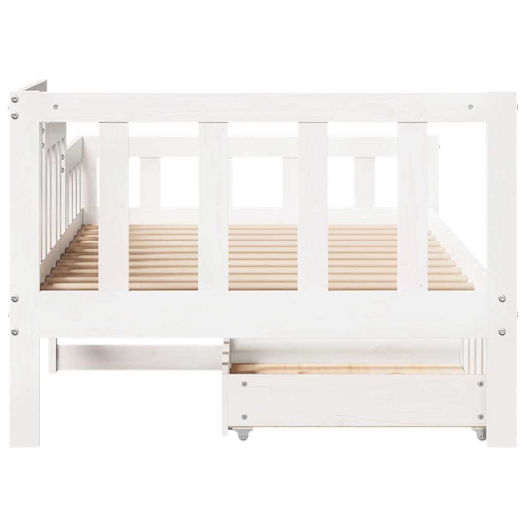 Dagseng med skuffer 90x190 cm heltre furu