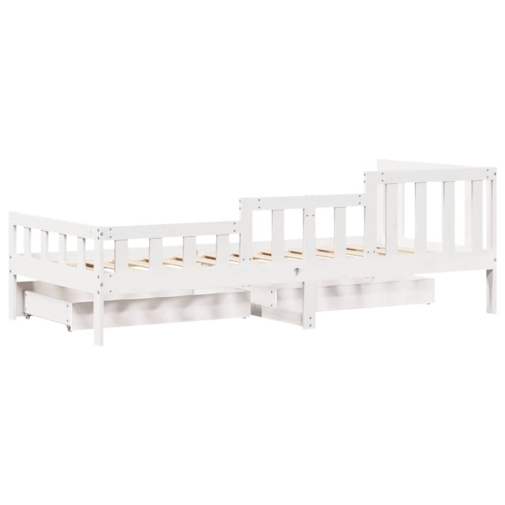 Dagseng med skuffer 90x190 cm heltre furu