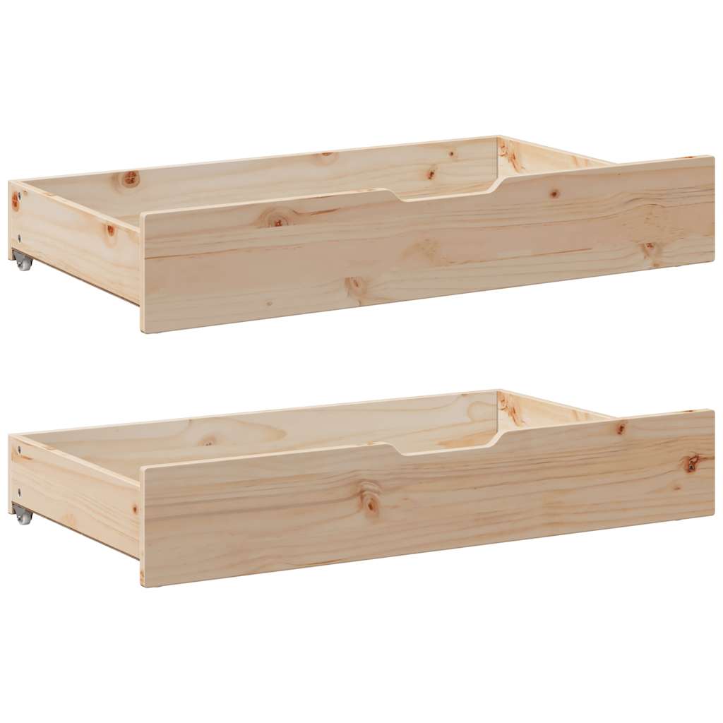 Dagseng med skuffer 90x190 cm heltre furu