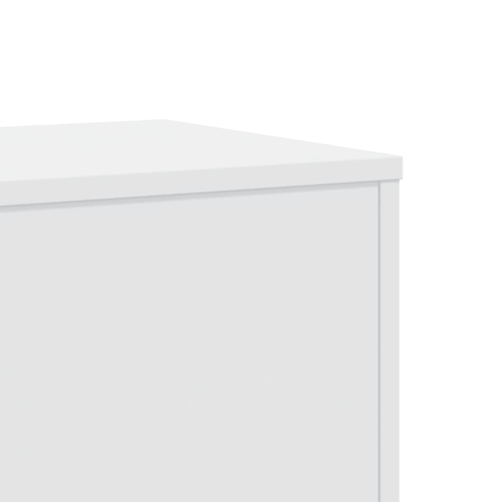 Plantestativ hvit 33x33x100 cm konstruert tre