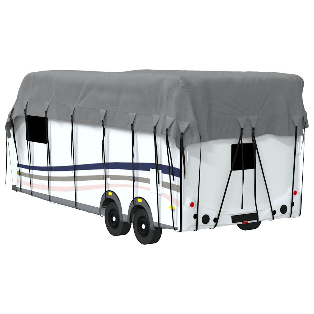 Caravan Taktrekk grå 800x300 cm ikke-vevet stoff