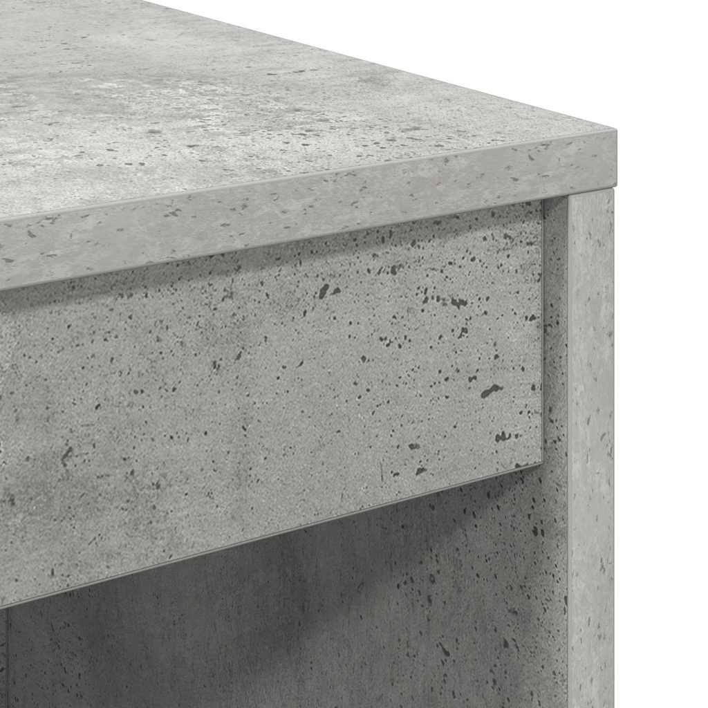 Databord Betonggrå Partikkelbord med betongaktig finish